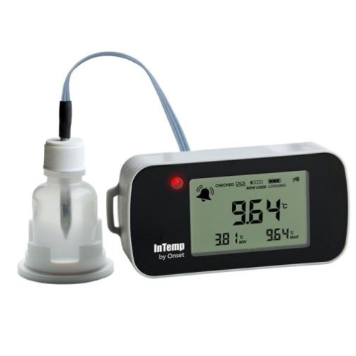 InTemp Bluetooth Temperature with Glycol Bottle (VFC/CDC) Data Logger